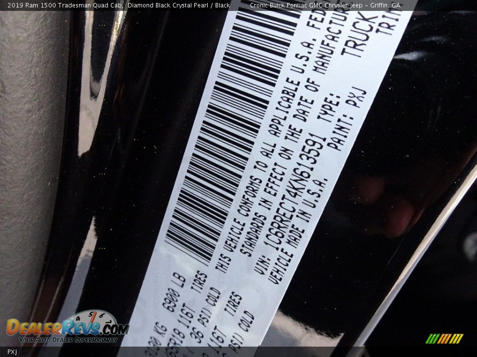 Ram Color Code PXJ Diamond Black Crystal Pearl