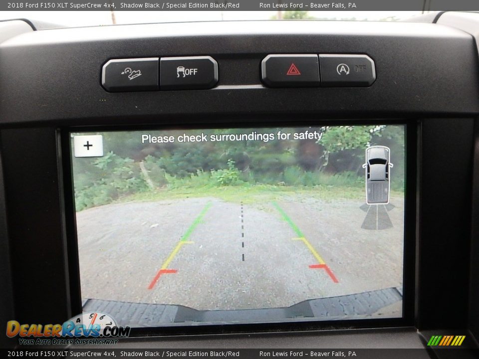 2018 Ford F150 XLT SuperCrew 4x4 Shadow Black / Special Edition Black/Red Photo #20