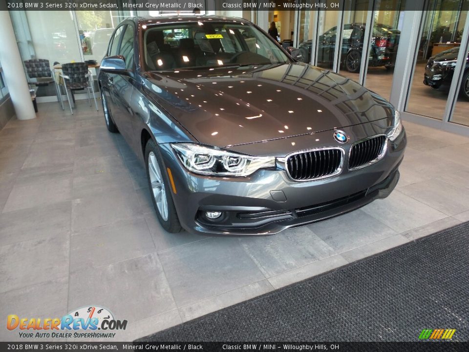 2018 BMW 3 Series 320i xDrive Sedan Mineral Grey Metallic / Black Photo #1