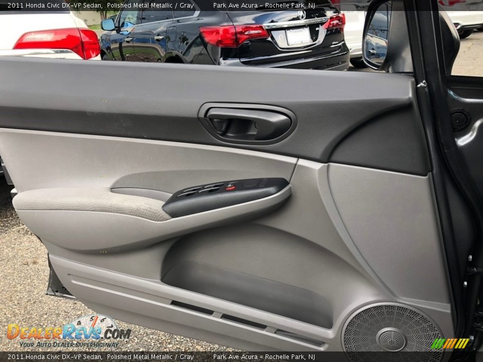 2011 Honda Civic DX-VP Sedan Polished Metal Metallic / Gray Photo #10
