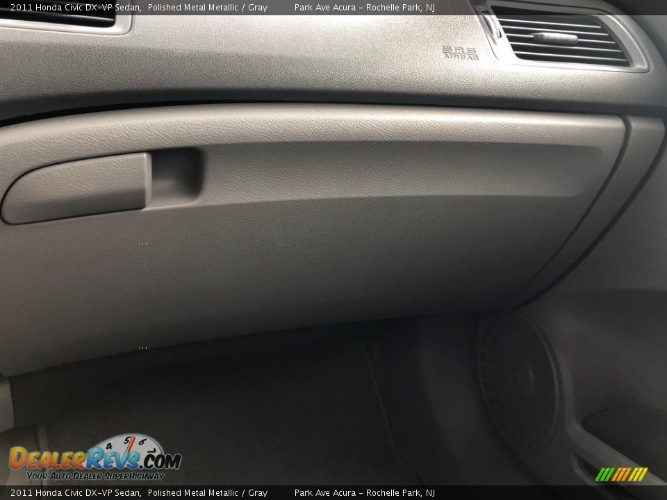 2011 Honda Civic DX-VP Sedan Polished Metal Metallic / Gray Photo #16