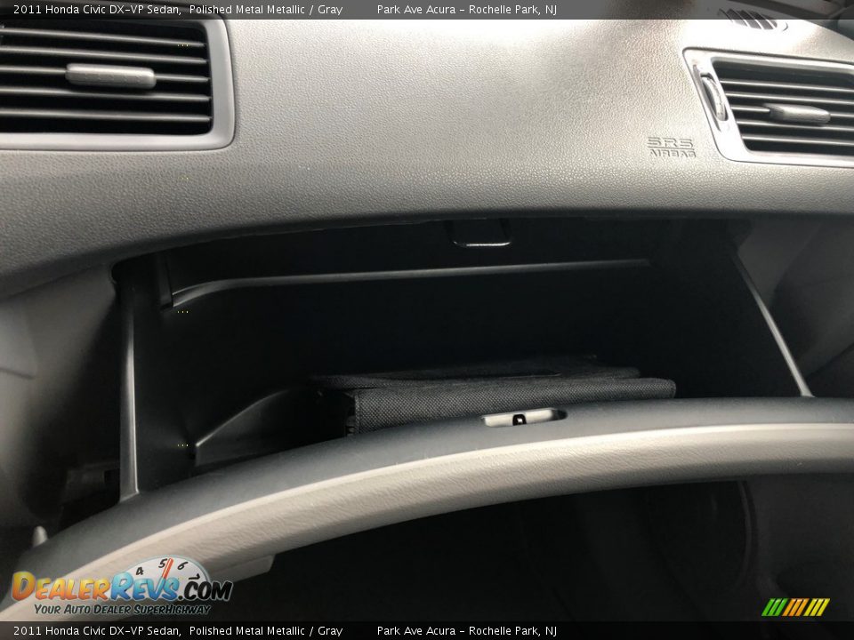 2011 Honda Civic DX-VP Sedan Polished Metal Metallic / Gray Photo #17