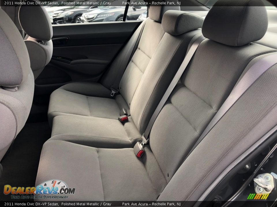 2011 Honda Civic DX-VP Sedan Polished Metal Metallic / Gray Photo #18