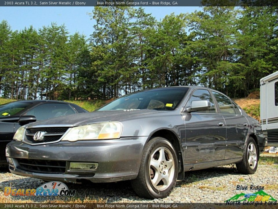2003 Acura TL 3.2 Satin Silver Metallic / Ebony Photo #1