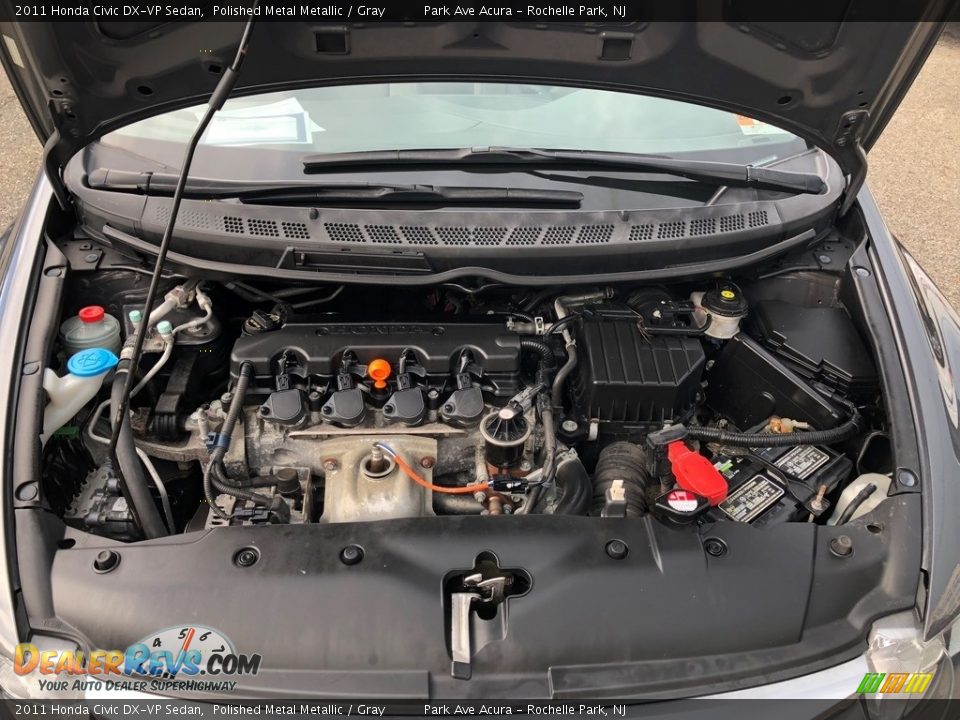 2011 Honda Civic DX-VP Sedan Polished Metal Metallic / Gray Photo #27