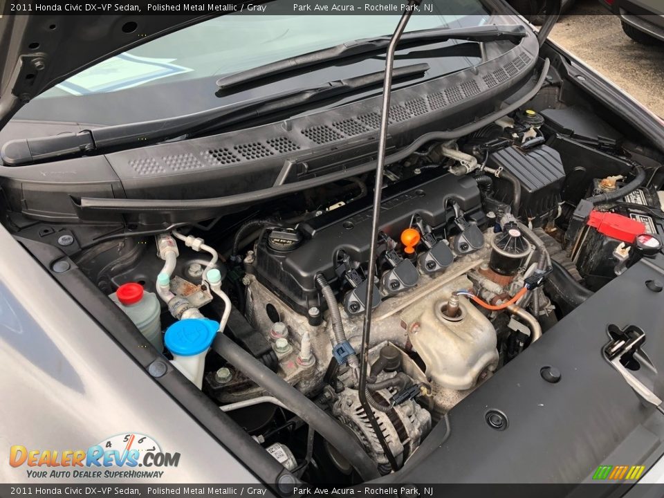 2011 Honda Civic DX-VP Sedan Polished Metal Metallic / Gray Photo #29