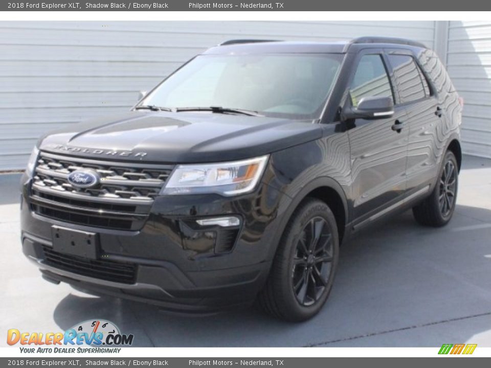 2018 Ford Explorer XLT Shadow Black / Ebony Black Photo #3