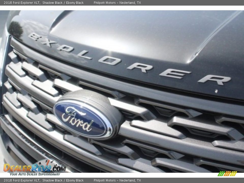 2018 Ford Explorer XLT Shadow Black / Ebony Black Photo #4