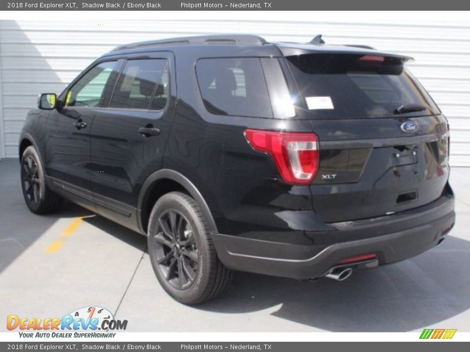 2018 Ford Explorer XLT Shadow Black / Ebony Black Photo #7