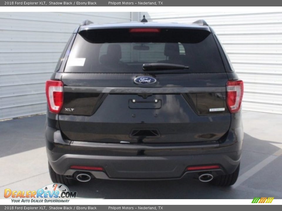 2018 Ford Explorer XLT Shadow Black / Ebony Black Photo #8