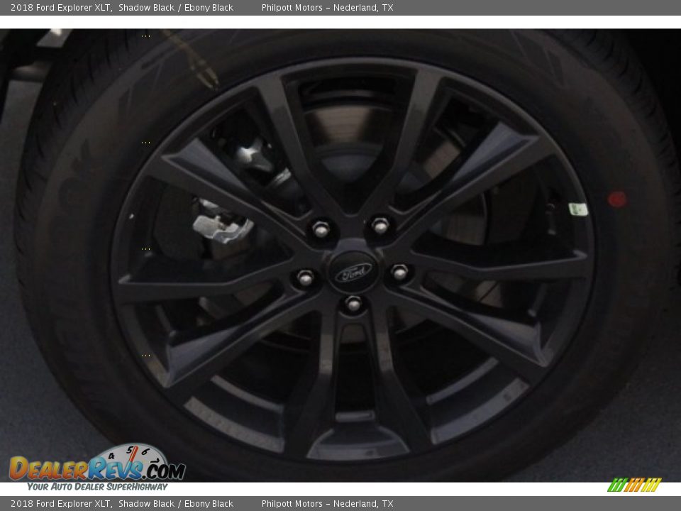 2018 Ford Explorer XLT Shadow Black / Ebony Black Photo #10
