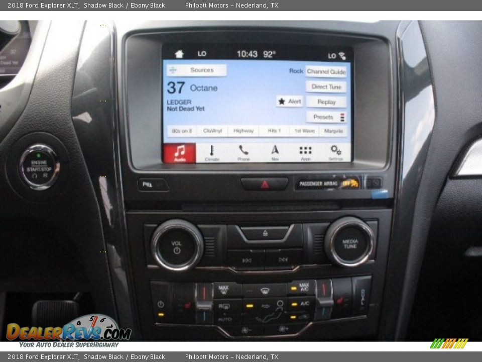 2018 Ford Explorer XLT Shadow Black / Ebony Black Photo #17