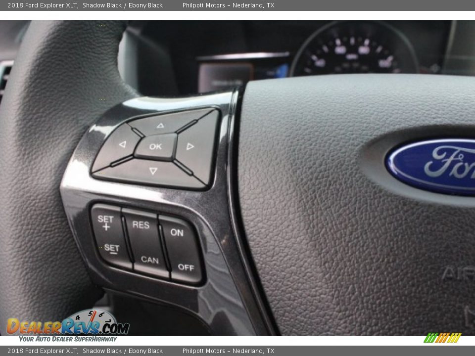 2018 Ford Explorer XLT Shadow Black / Ebony Black Photo #21
