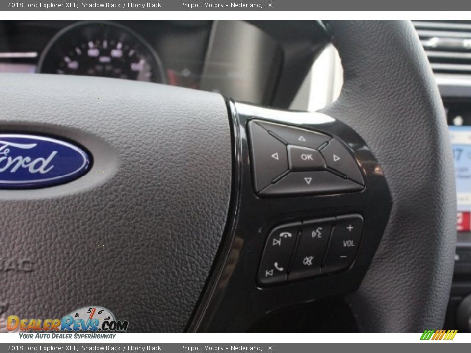 2018 Ford Explorer XLT Shadow Black / Ebony Black Photo #22