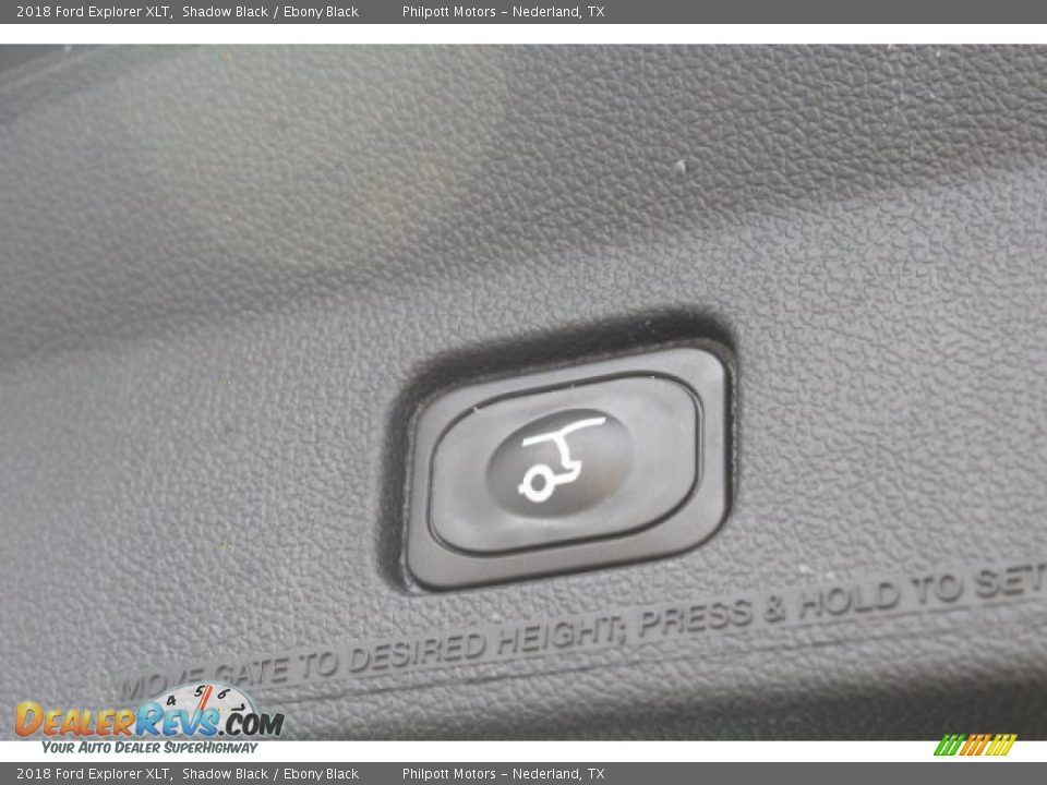 2018 Ford Explorer XLT Shadow Black / Ebony Black Photo #31