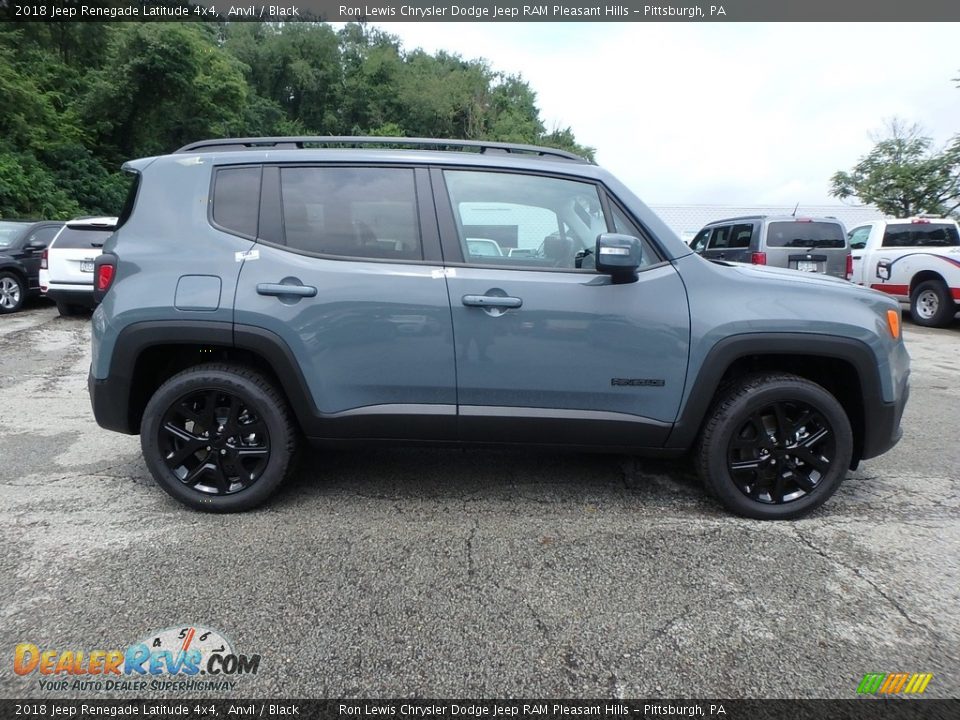 2018 Jeep Renegade Latitude 4x4 Anvil / Black Photo #6