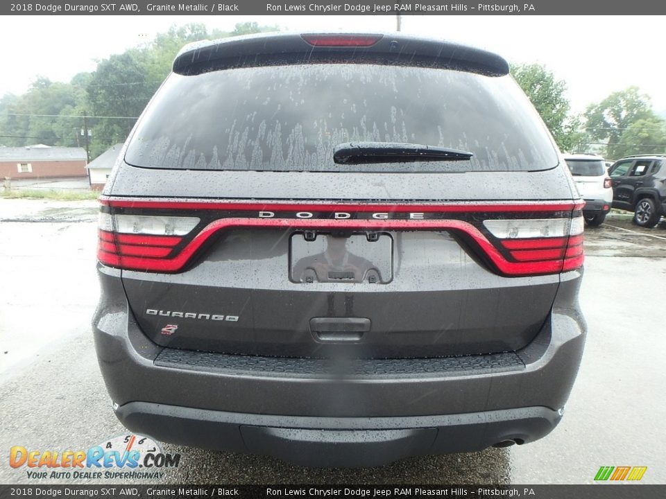 2018 Dodge Durango SXT AWD Granite Metallic / Black Photo #4