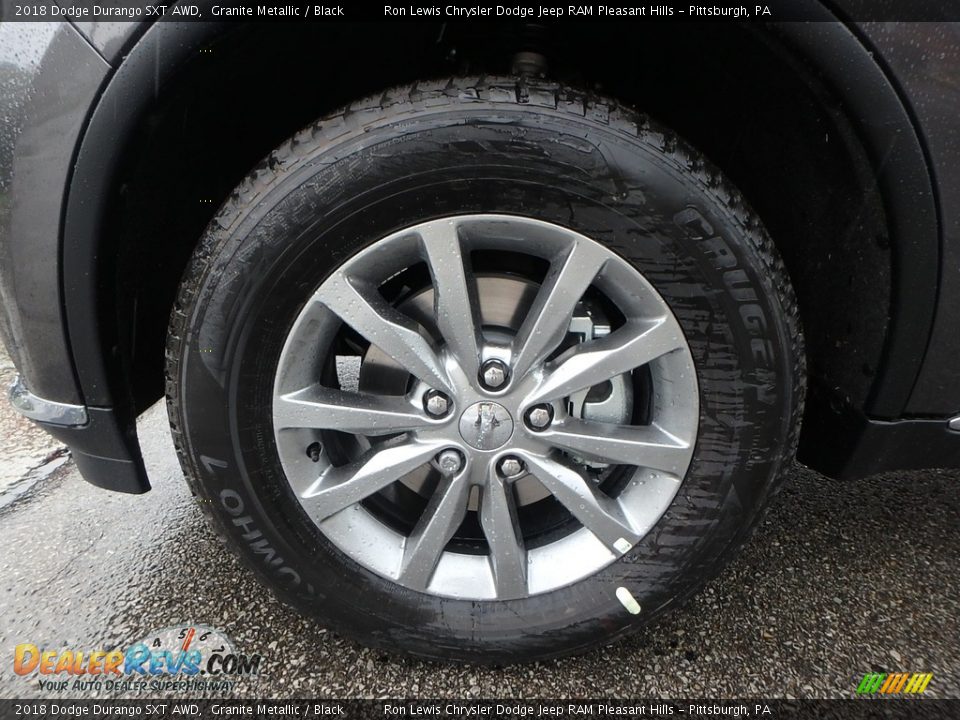 2018 Dodge Durango SXT AWD Granite Metallic / Black Photo #9