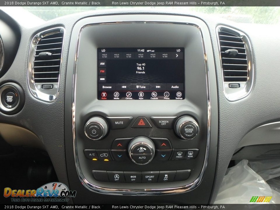 2018 Dodge Durango SXT AWD Granite Metallic / Black Photo #16