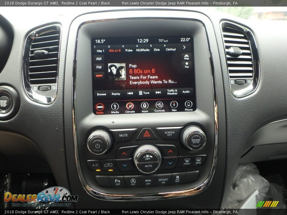 2018 Dodge Durango GT AWD Redline 2 Coat Pearl / Black Photo #18