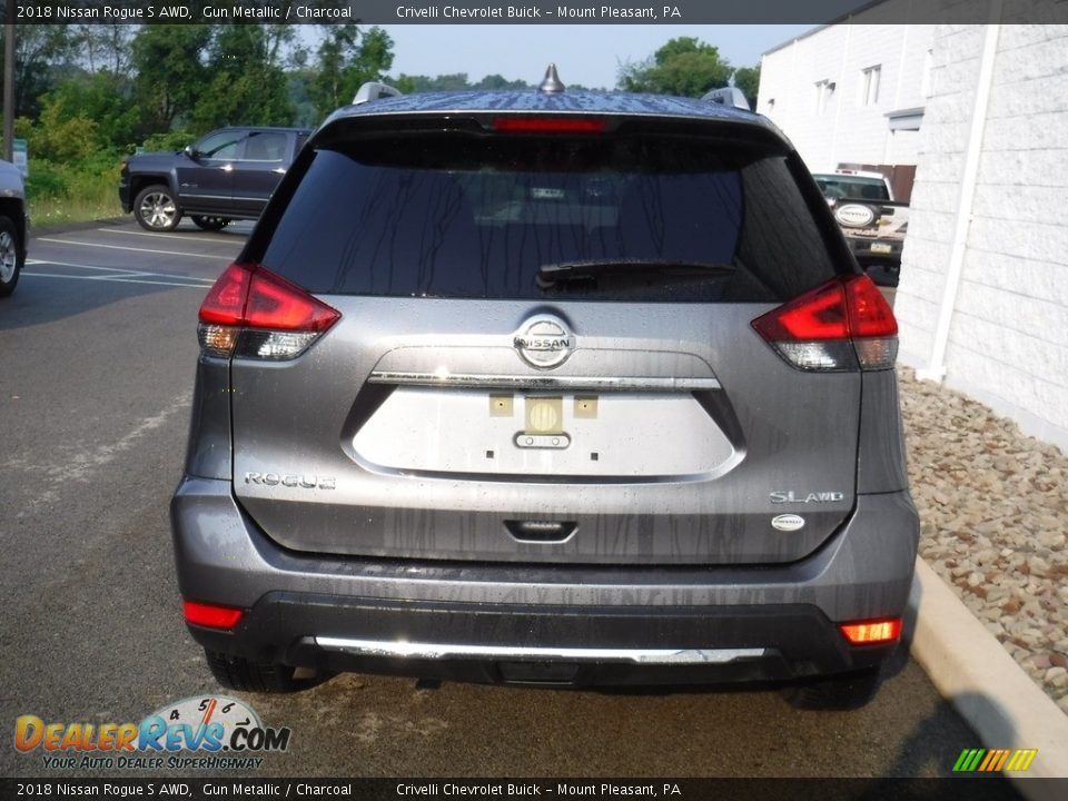 2018 Nissan Rogue S AWD Gun Metallic / Charcoal Photo #7