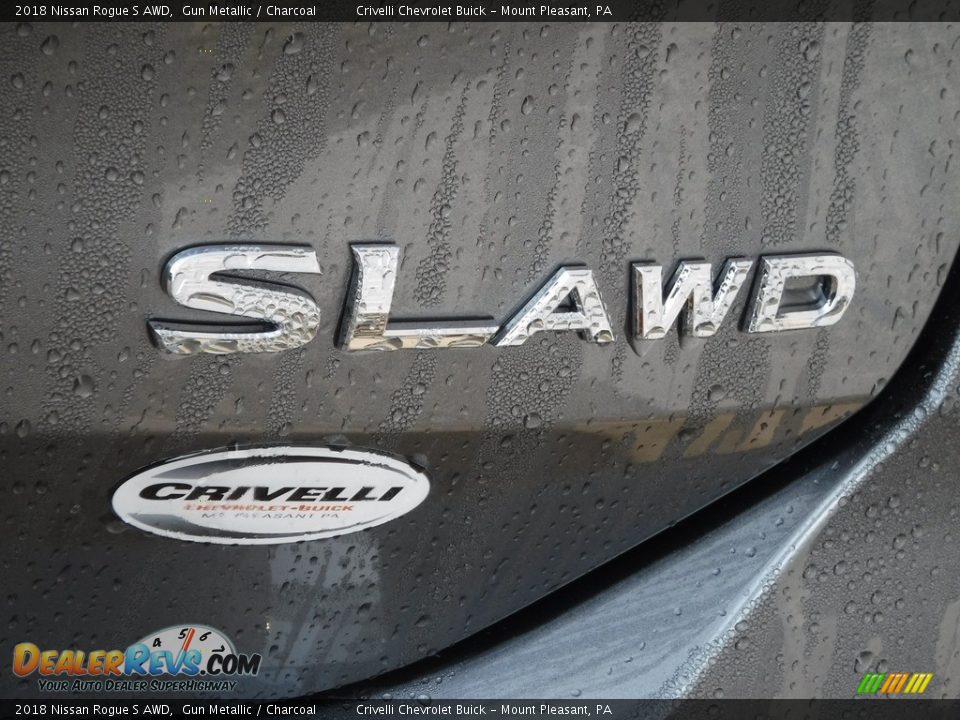 2018 Nissan Rogue S AWD Gun Metallic / Charcoal Photo #8
