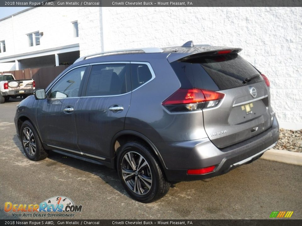 2018 Nissan Rogue S AWD Gun Metallic / Charcoal Photo #9