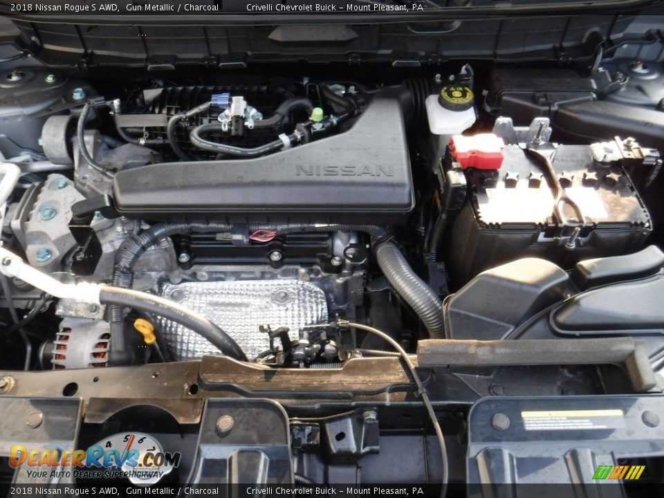 2018 Nissan Rogue S AWD Gun Metallic / Charcoal Photo #10