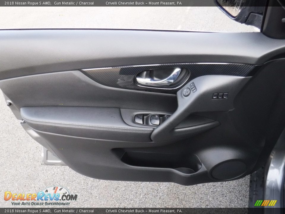 2018 Nissan Rogue S AWD Gun Metallic / Charcoal Photo #11