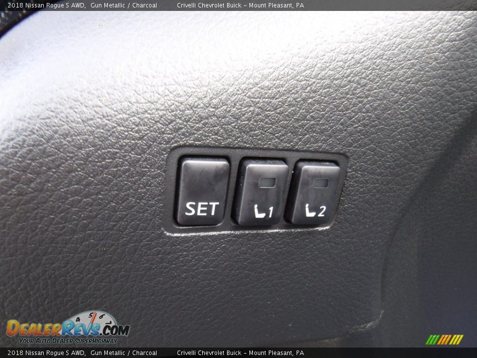 2018 Nissan Rogue S AWD Gun Metallic / Charcoal Photo #12