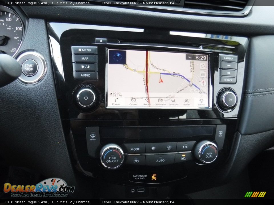 2018 Nissan Rogue S AWD Gun Metallic / Charcoal Photo #17