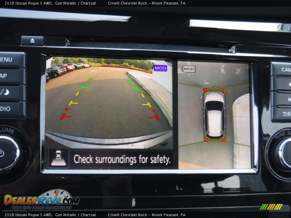 2018 Nissan Rogue S AWD Gun Metallic / Charcoal Photo #18