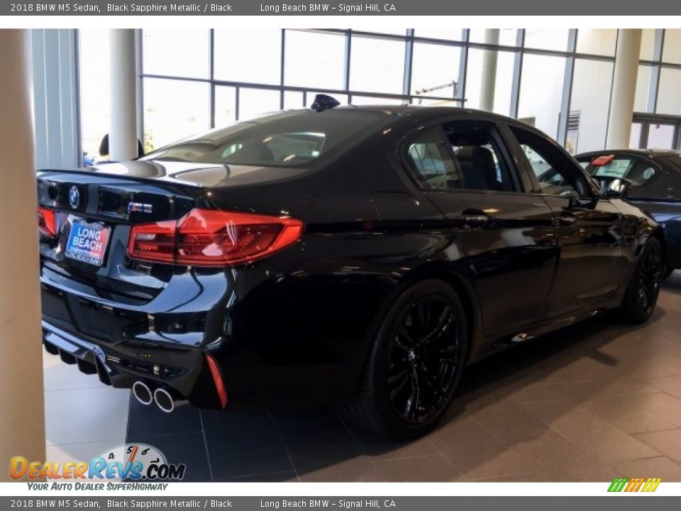 2018 BMW M5 Sedan Black Sapphire Metallic / Black Photo #2