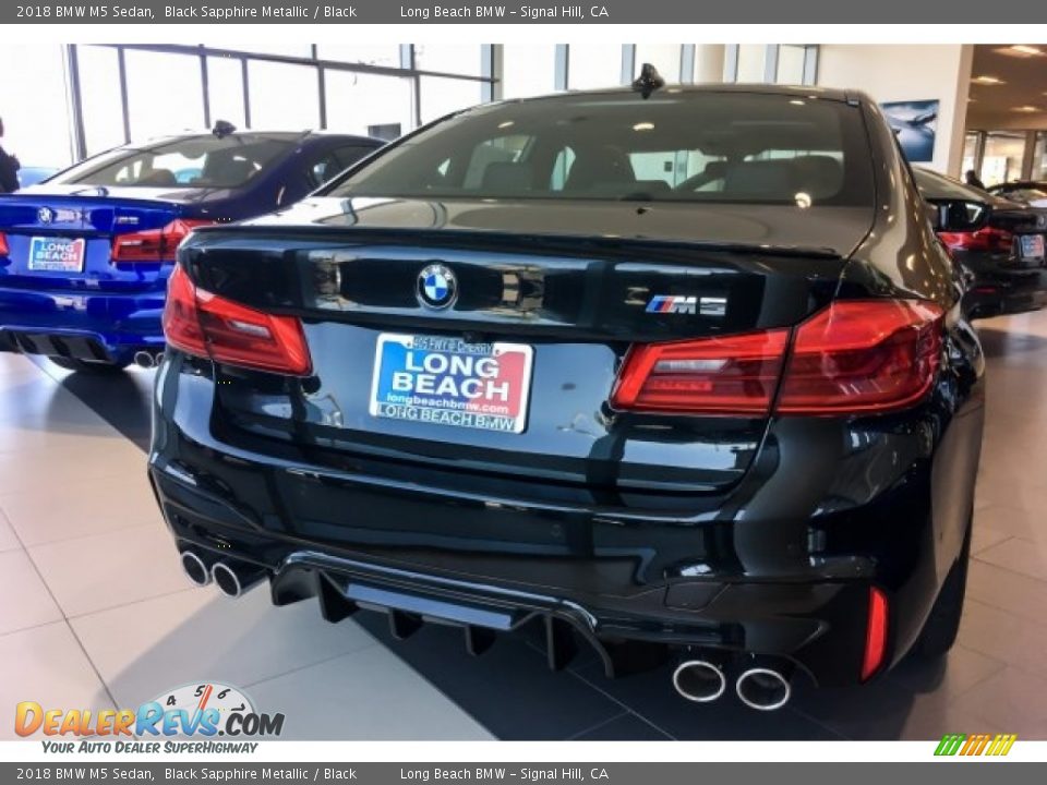 2018 BMW M5 Sedan Black Sapphire Metallic / Black Photo #3