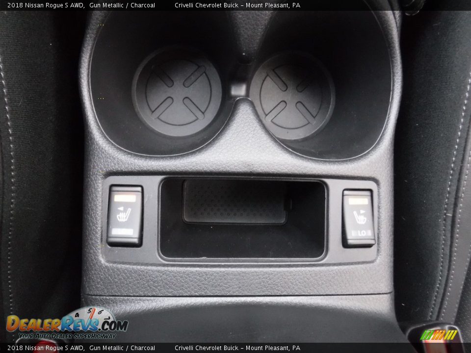 2018 Nissan Rogue S AWD Gun Metallic / Charcoal Photo #21