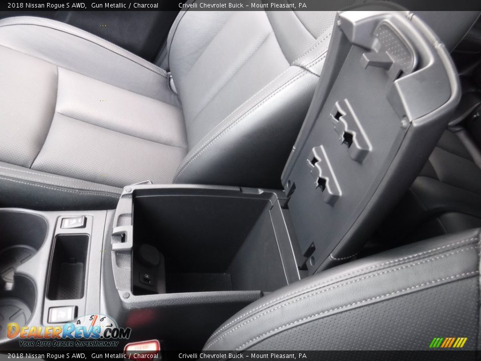 2018 Nissan Rogue S AWD Gun Metallic / Charcoal Photo #22
