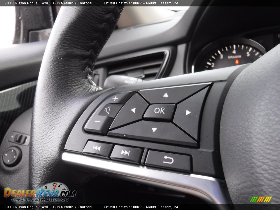 2018 Nissan Rogue S AWD Gun Metallic / Charcoal Photo #27