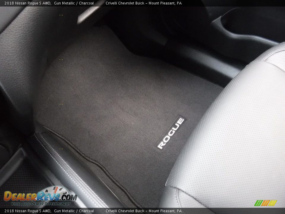 2018 Nissan Rogue S AWD Gun Metallic / Charcoal Photo #29