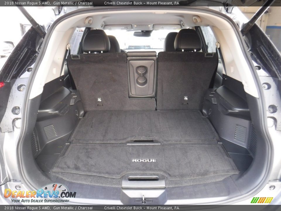 2018 Nissan Rogue S AWD Gun Metallic / Charcoal Photo #32