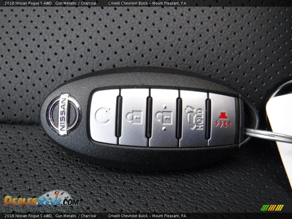 2018 Nissan Rogue S AWD Gun Metallic / Charcoal Photo #35
