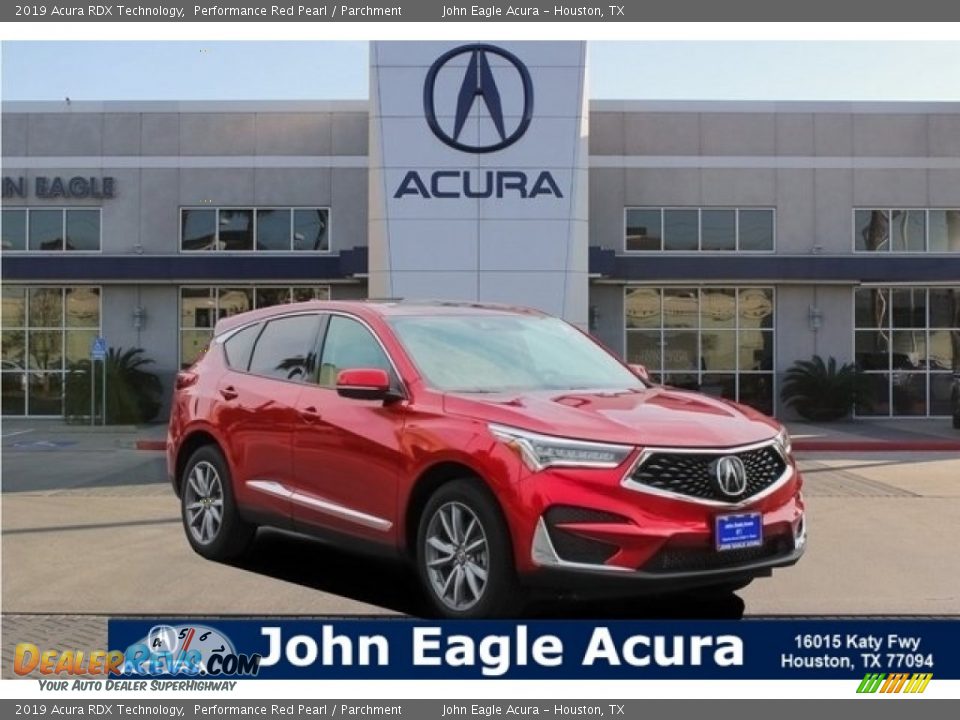 2019 Acura RDX Technology Performance Red Pearl / Parchment Photo #1
