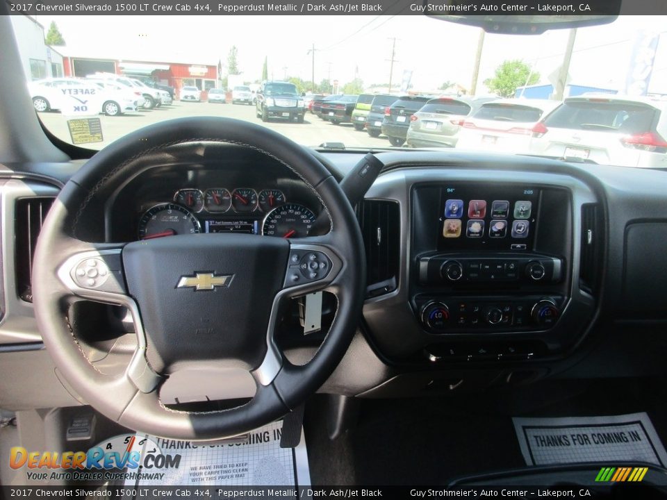 2017 Chevrolet Silverado 1500 LT Crew Cab 4x4 Pepperdust Metallic / Dark Ash/Jet Black Photo #10
