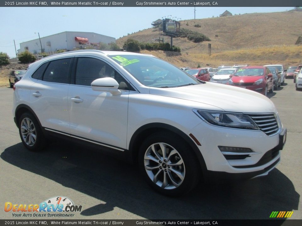 2015 Lincoln MKC FWD White Platinum Metallic Tri-coat / Ebony Photo #1