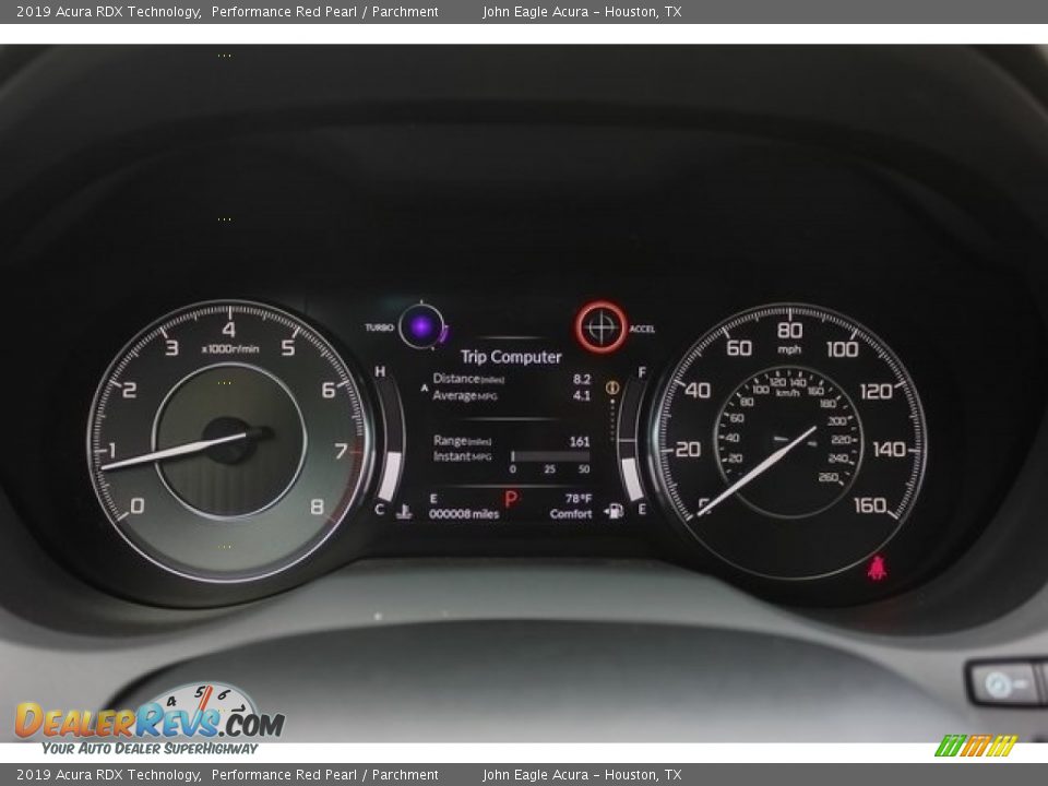 2019 Acura RDX Technology Performance Red Pearl / Parchment Photo #33
