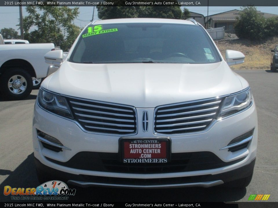 2015 Lincoln MKC FWD White Platinum Metallic Tri-coat / Ebony Photo #2