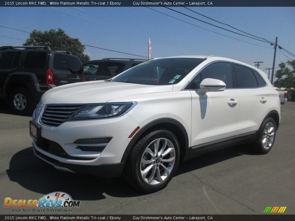2015 Lincoln MKC FWD White Platinum Metallic Tri-coat / Ebony Photo #3