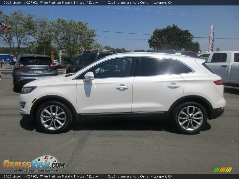 2015 Lincoln MKC FWD White Platinum Metallic Tri-coat / Ebony Photo #4