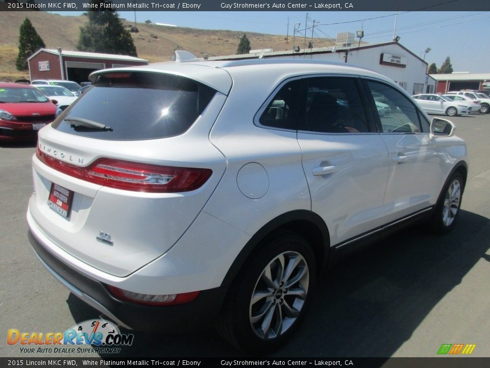 2015 Lincoln MKC FWD White Platinum Metallic Tri-coat / Ebony Photo #7