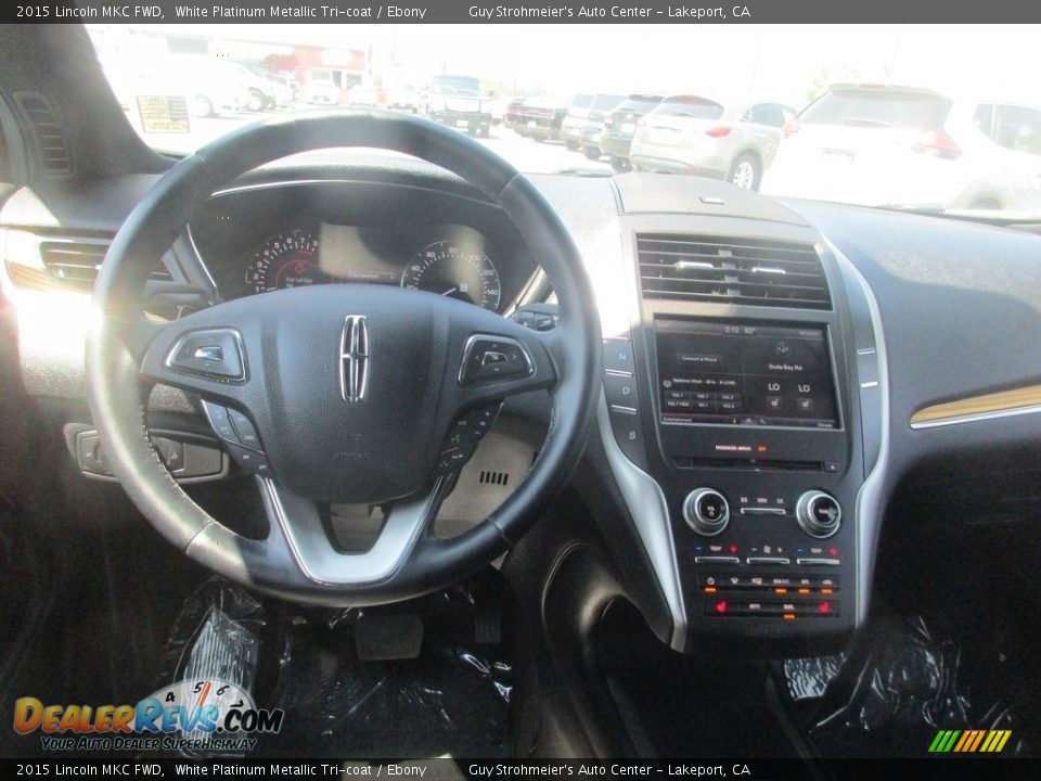 2015 Lincoln MKC FWD White Platinum Metallic Tri-coat / Ebony Photo #10