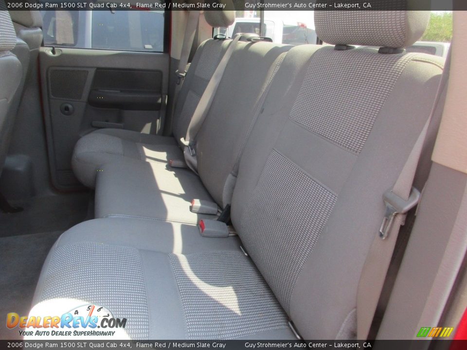 2006 Dodge Ram 1500 SLT Quad Cab 4x4 Flame Red / Medium Slate Gray Photo #9